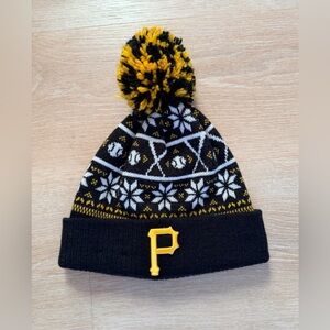 New Era Pittsburgh Pirates Cuffed Pom Knit Beanie Hat OSFM MLB Winter